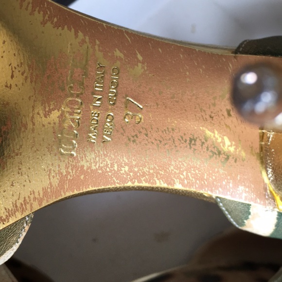 Roberto Cavalli Shoes Snake Ankle Wrap Zebra - Picture 6 of 6